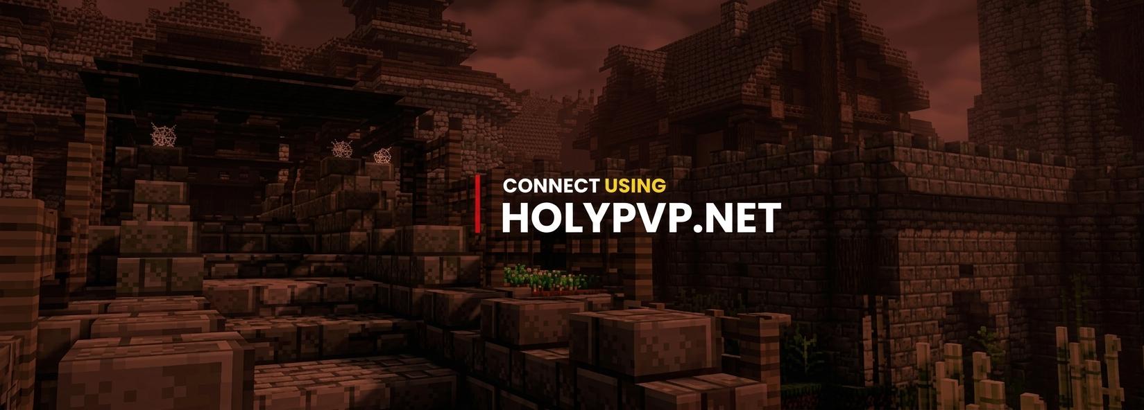 Discovery splash banner for HolyPvP Network Discord server