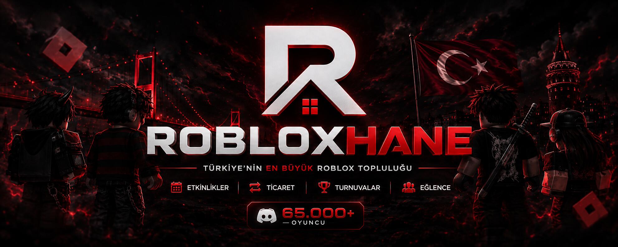 Discovery splash banner for Roblox Hane Discord server