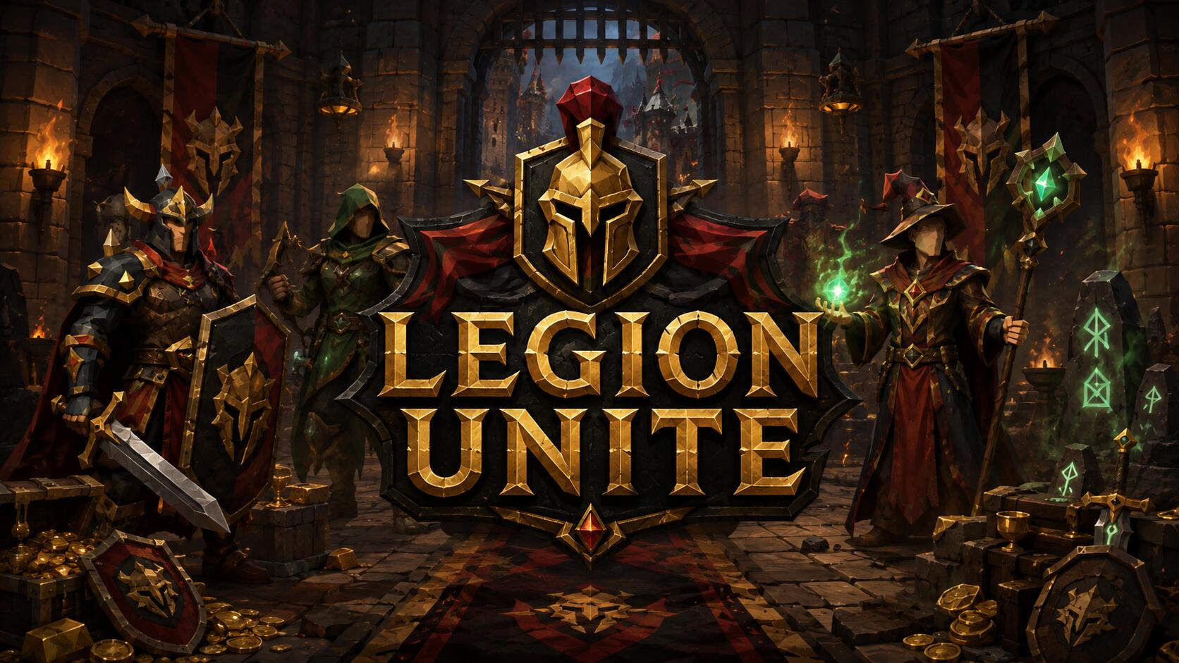 Discovery splash banner for Legion Unite Discord server
