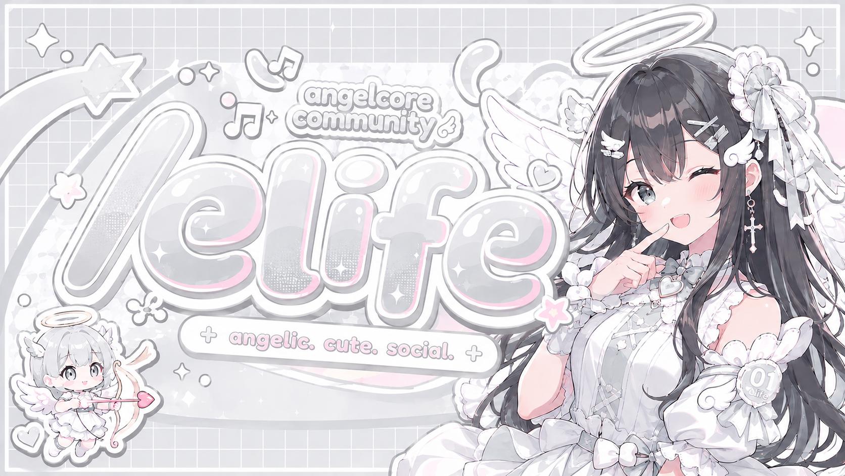 Discovery splash banner for đĻĸ elife āģęąđãclansīšdmīšfriendsīšcuteīšemojisīšsocialīšvcīšrobloxīšgws Discord server