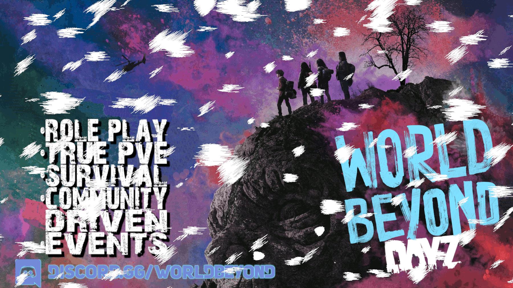 Discovery splash banner for 🌐World Beyond™ Discord server