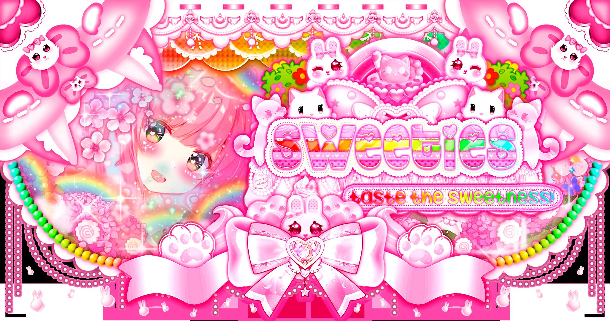 Discovery splash banner for ₊˚✿🌸ଓ sweeties 🍥 cutesy #road to 27K+| lgbtq+ | giveaways | wholesome | sys friendly | server tag Discord server