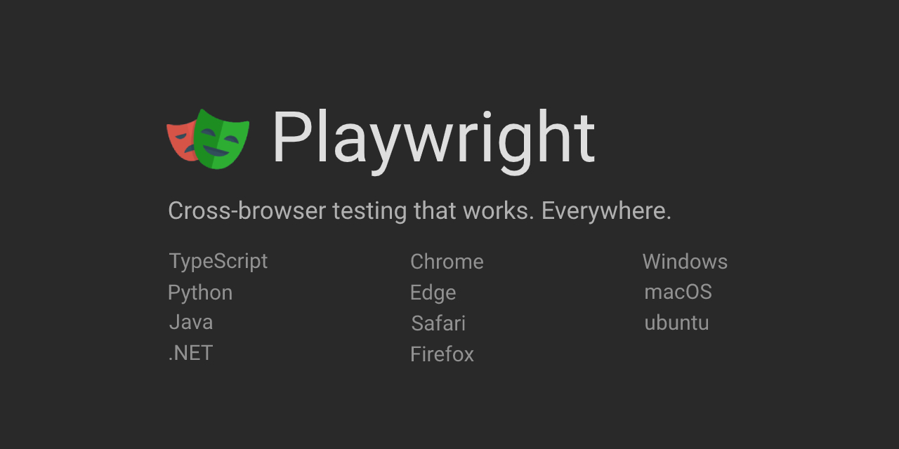 Discovery splash banner for Playwright Discord server