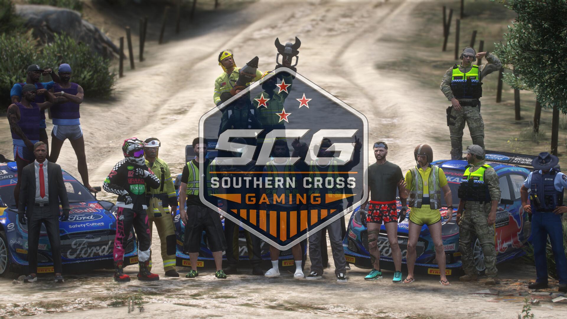 Discovery splash banner for Southern Cross Gaming Discord server