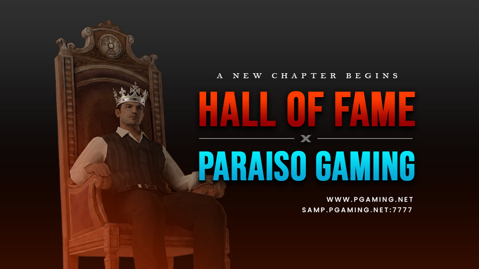 Discovery splash banner for Hall of Fame Discord server