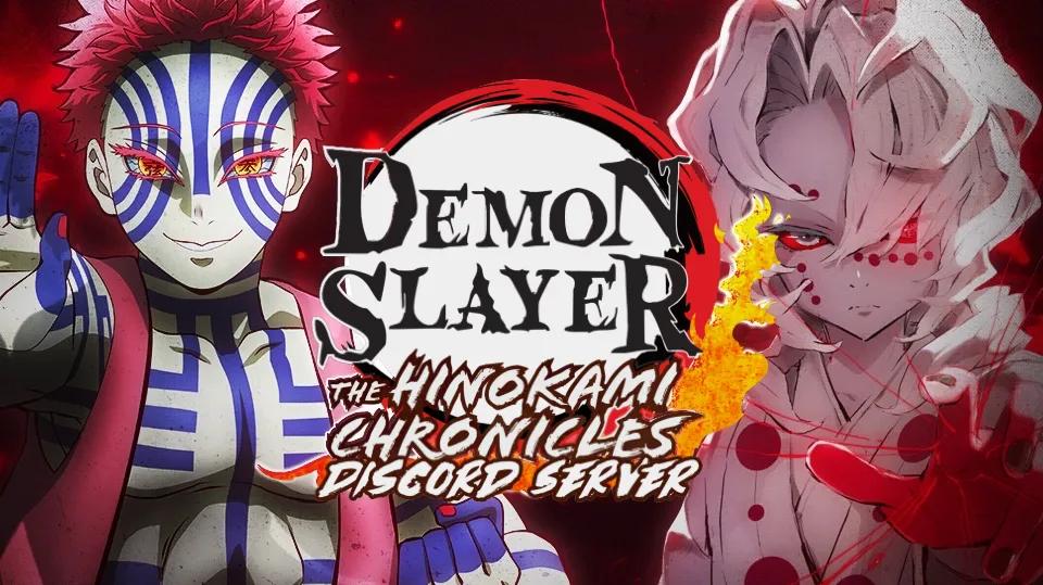 Discovery splash banner for Demon Slayer Hinokami Chronicles Official Discord server