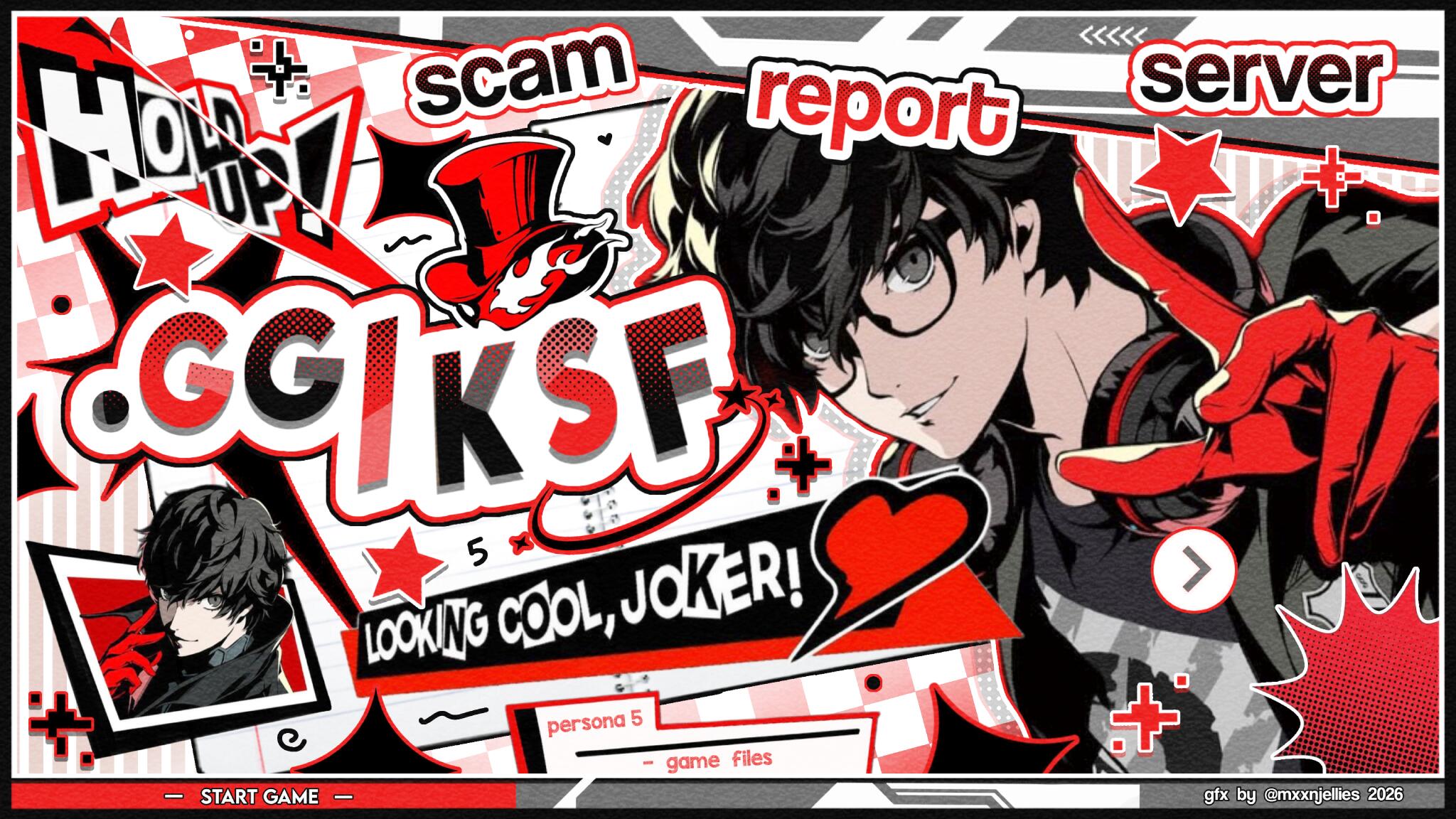 Discovery splash banner for KSF ・ Scammer Files Discord server