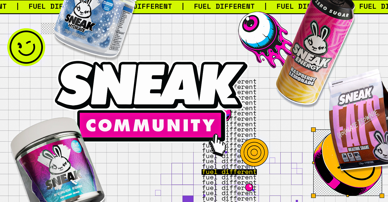 Discovery splash banner for SNEAK Discord server