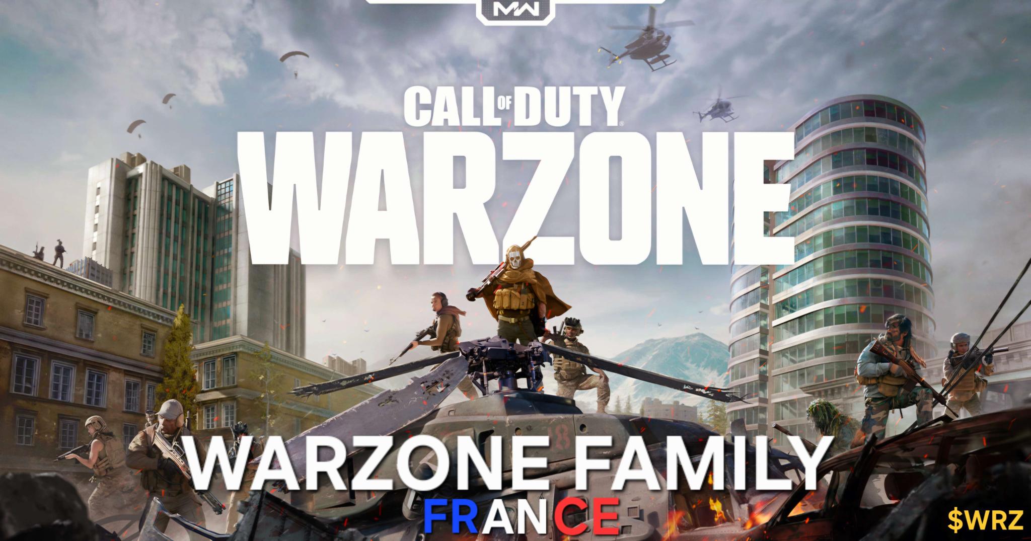 Discovery splash banner for WARZONE FAMILY FRANCE Discord server