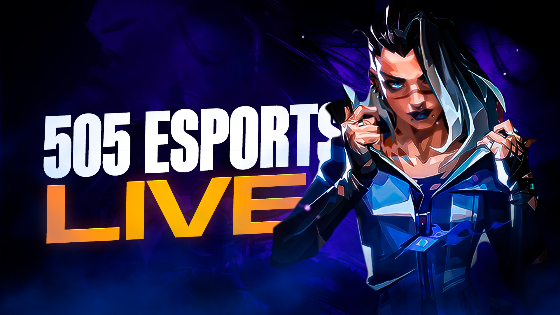 Discovery splash banner for 505 Esports Discord server