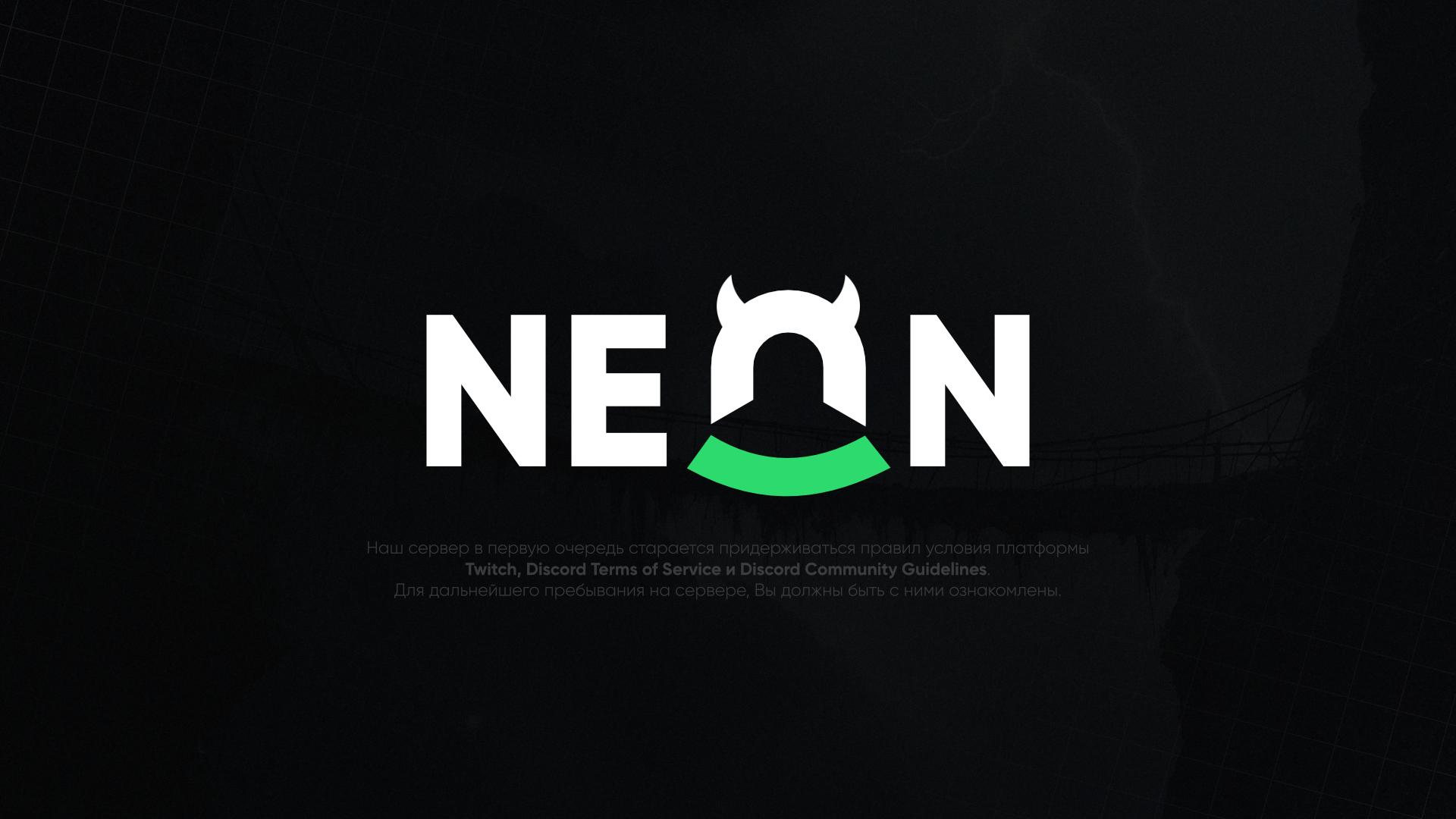 Discovery splash banner for Neon Discord server