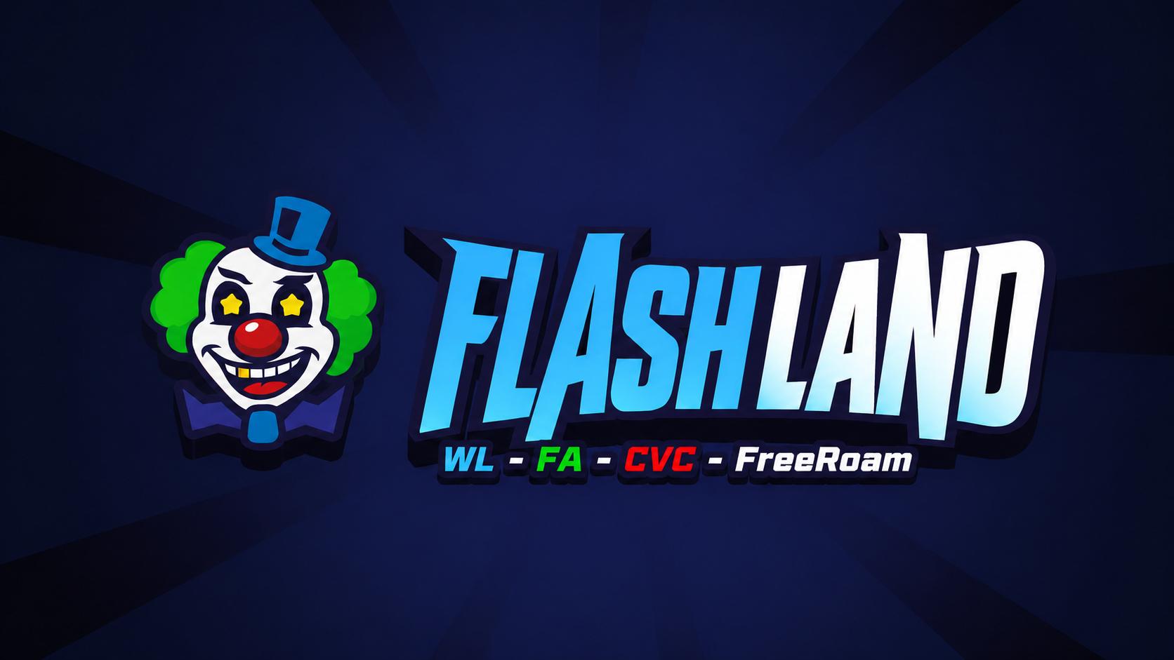 Discovery splash banner for FlashLand WORLD - FIN BÊTA V1⚡ Discord server