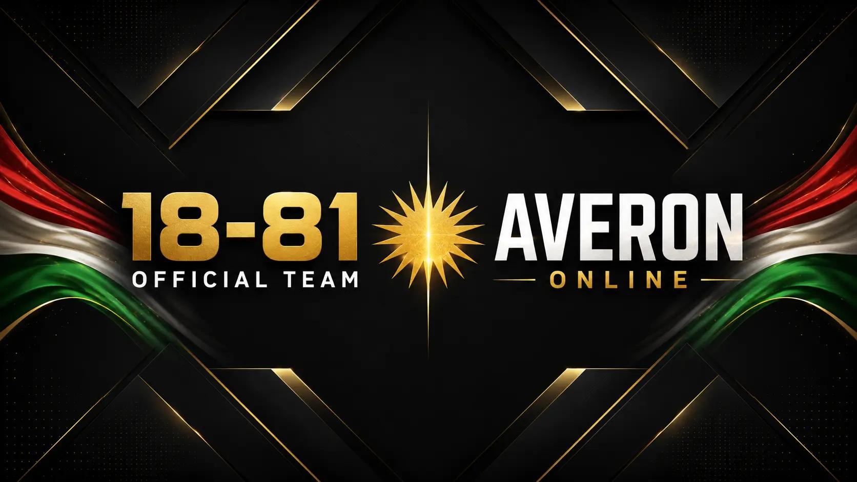 Discovery splash banner for Averon Online Discord server