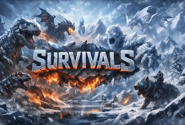 Discovery splash banner for Survivals Nexus | ARK-ASE & ASA Discord server