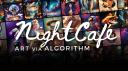 Discovery splash banner for NightCafe Lounge Discord server
