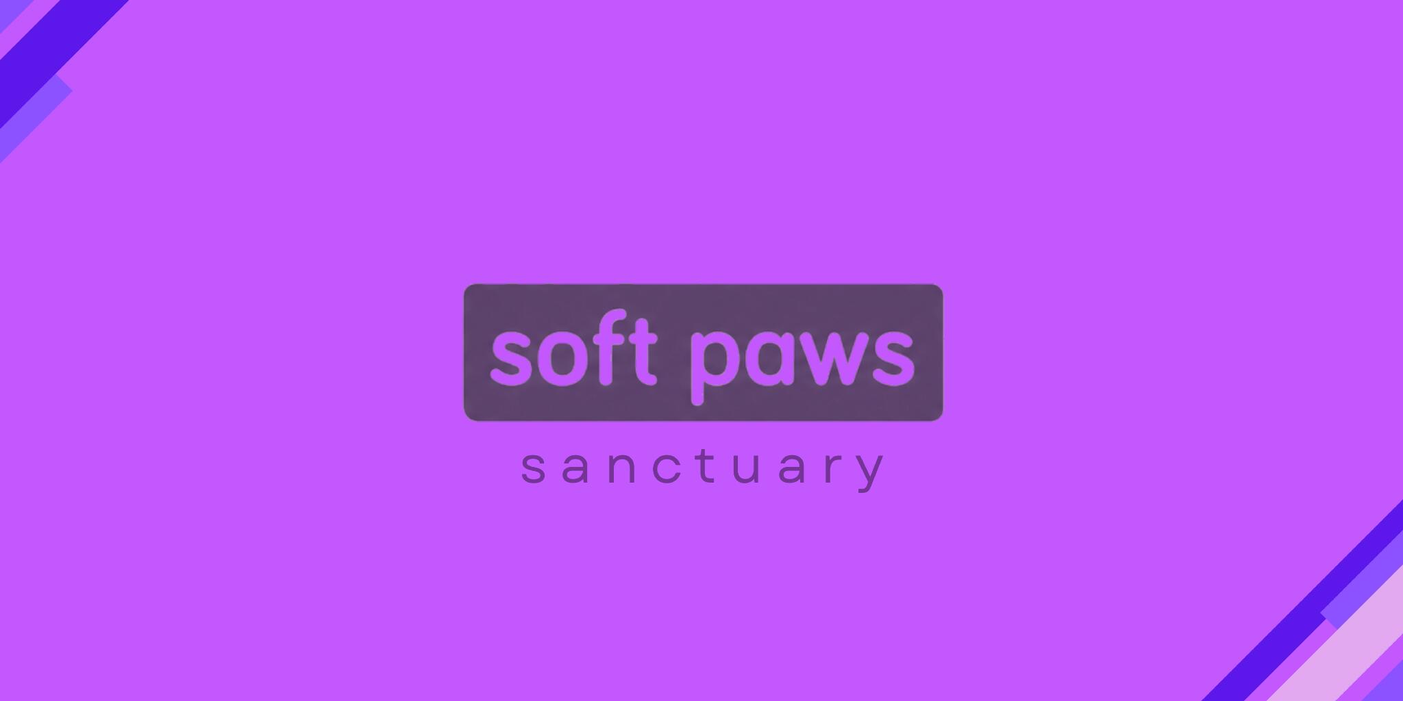 Discovery splash banner for Soft Paws Sanctuary 🐾 Discord server