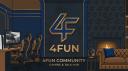 Discovery splash banner for 4Fun Community Discord server