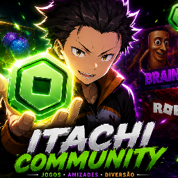 Discovery icon for ItachiCommunity 🇧🇷 | Roblox • Blox Fruits • Sailor Piece 🌊 Discord server